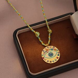 Boho Evil Eye Necklace #2304